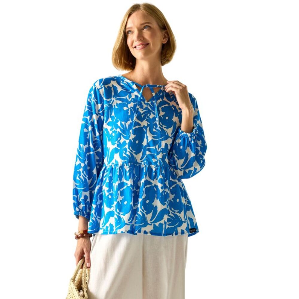 Regatta Womens/Ladies Primden Fleur Bloom Shirt / Blue